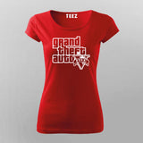 Grand Theft Auto(GTA) V T-Shirt For Women