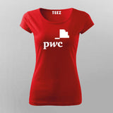 PWC  Price Waterhouse Coopers Logo T-shirt For Women