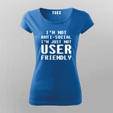 Proudly Anti-Social Geek Chic Tee