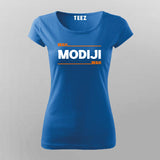 Wah Modiji Wah Hindi Meme T-shirt For Women
