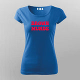 Brown Munde Album Song T-Shirt For Women India