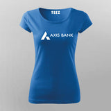 Axis Bank Logo T-Shirt For Women