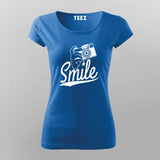 Smile Camera: Chic Women's Photography Shirt