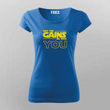 May The Gains Be With You: Fitness Tee