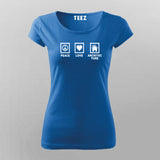 Peace Love Architecture T-Shirt For Women Online