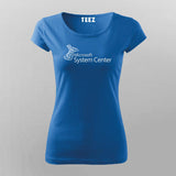 Microsoft System Center Management SCCM Software T-Shirt For Women