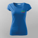 Candlestick Share Market Logo T-shirt For Women India