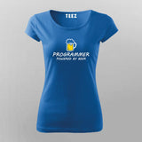 Beer Programmer Funny T-Shirt For Women