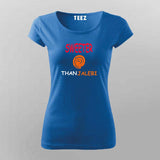Sweeter than Jalebi Hindi Funny Desi T-shirt For Women.