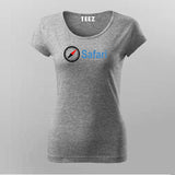 Apple Safari T-shirt For Women