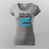 UDP Joke T-shirt: Guaranteed Delivery Not Included