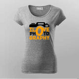 I love photography  T-Shirt For Women