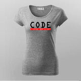 Code A Little Test A Lot ! T-Shirt For Women