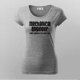Mechanical Engineer - I fight Zombies In My Spare Time T-shirt For Women