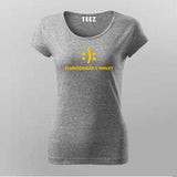 Schrodinger's smiley T-shirt For Women