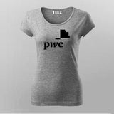 PWC  Price Waterhouse Coopers Logo T-shirt For Women