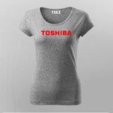 Toshiba Logo T-Shirt For Women