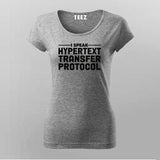 HTTP Protocol Geek Tee for Women - Speak Internet