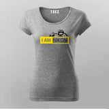 I Am Nikon  T-Shirt For Women