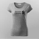 SC Standard Chartered Bank Logo T-shirt For Women Online