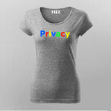 Privacy T-Shirt For Women