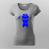 Sudo rm -rf deletes everything funny Linux t-shirts for Women