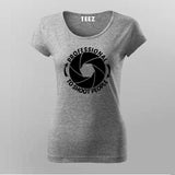 Professional To Shoot People: Women's Funny Tee