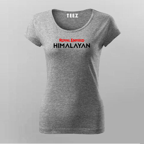 Royal Enfield Himalayan Bike T-shirt For Women