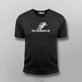 No Balance V Neck T-shirt For Men