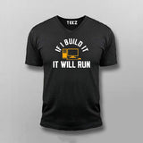 Build It Run It Programmer  T-shirt For Men