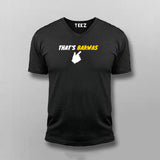 That's Bakwas V-Neck  T-Shirt For Men