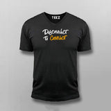 Disconnect to Connect Classic  V-Neck T-Shirt For Men Online