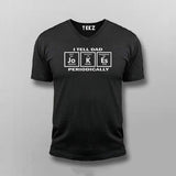 I Tell Dad Periodically V Neck T-shirt For Men