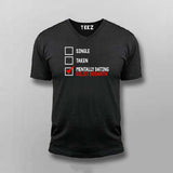 Diljit Dosanjh V Neck  T-Shirt For Men Online India