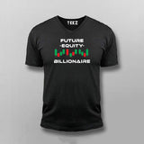 Forex Billionaire Equity  V-Neck T-Shirt For Men Online