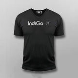 Indigo Flight V Neck  T-Shirt For Men Online India