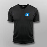 Powershell framework programming IT chest logo t shirt for Men