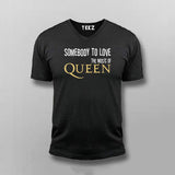 Queen band V Neck T-Shirt For Men Online India