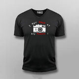 I May Snap At Any Moment V Neck T-Shirt For Men Online  India