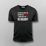 Be Careful When You Follow The Masses Sometimes The "M" Is Silent T-Shirt For Men