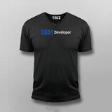 International Business Machines IBM Developer V-neck T-shirt For Men Online Teez