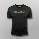 Space Invaders Tee: Peaceful Alien Design