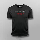 I Fully Intend to Haunt People When I die Funny V Neck T-shirt For Men
