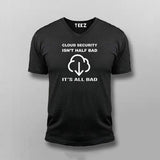 Cloud Security V Neck T-shirt For Men