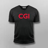CGI Information technology consulting company V-Neck  T-shirt For Men Online