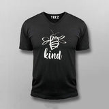 Be Kind V Neck T-shirt For Men