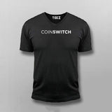 Coinswitch V Neck T-shirt For Men
