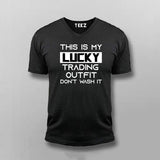 Lucky Trading Outfit V Neck T-Shirt For Men Online India