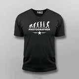 Evolution photographer V Neck T-Shirt For Men Online India