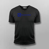 Deutsche Bank Logo V-Neck T-Shirt For Men Online India